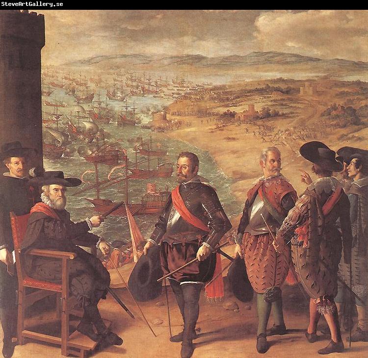 ZURBARAN  Francisco de Defence of Cadiz against the English